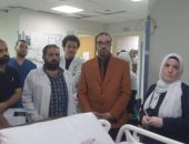 وكيل مديرية الصحة يجري جولة مرورية بمستشفى أبو المنجا المركزي