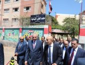 وزير التربية والتعليم ومحافظ الغربية يتفقدان مدرسة  بدر السنيطى الثانوية ومدرسة محمد الخولى الابتدائية بمدينة طنطا