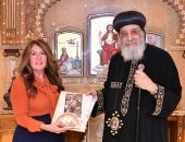 قداسة البابا يستقبل سفيرة الولايات المتحدة الأمريكية