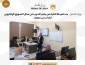 وزارة العمل :  بدء المرحلة الثانية من برامج التدريب فى مجال التسويق الإلكترونى لشباب بنى سويف