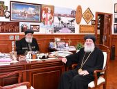 قداسة البابا يستقبل نيافة الأنبا فام