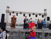 كوبرى دمياط التاريخى ” جسر الحضارة ” يحتضن أولى حفلاته الفنية للأطفال على ضفة نهر النيل