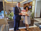 أمين عام الوكالة المصرية للشراكة من أجل التنمية يلتقي مع المديرة التنفيذية للنيباد والمدير التنفيذي للوكالة البلجيكية للتنمية على هامش منتدى أسوان