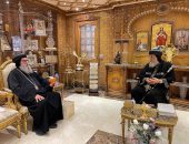 قداسة البابا يستقبل نيافة الأنبا سوريال