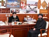 قداسة البابا يستقبل نيافة الأنبا جابرييل