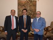 وزير الثقافة يستقبل رئيس جامعة حلوان والمدير التنفيذي لمجمع الفنون والثقافة بالجامعة لبحث سبل التعاون المشترك