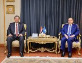 محافظ دمياط يستقبل مدير الأمن بمكتبه اليوم ويتلقى التهنئة بمناسبة توليه مهام منصبه