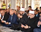 وزير الأوقاف ومحافظ القاهرة ومفتي الديار المصرية  يشهدون احتفال المحافظة بالعيد القومي  بمسجد سيدنا عمرو بن العاص بالقاهرة