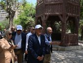 رئيس الوزراء يتفقد مشروع إعادة إحياء حديقة الأزبكية التراثية ومكوناتها