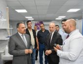 محافظ الشرقيةيطمئن على الحالة الصحية للأشقاء الفلسطينيين بمستشفى السعديين المركزي بمنيا القمح
