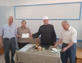 تكريم فضيلة الشيخ وسيم متولي، رئيس الإدارة المركزية لمنطقة دمياط الأزهرية