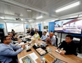 وزير الإسكان يتابع مع مسئولى شركة “cscec” الصينية موقف تنفيذ مشروع أبراج الداون تاون بمدينة العلمين الجديدة