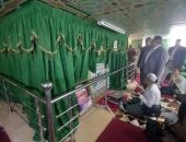 محافظ الدقهليه خلال زيارته المفاجئة لمدينة ميت غمر يتفقد ضريح الشيخ الشعراوي بدقادوس ويتابع أعمال التطوير الجاريه به تنفيذا لتوجيهات فخامة رئيس الجمهورية .