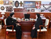 قداسة البابا يستقبل نيافة الأنبا أندراوس