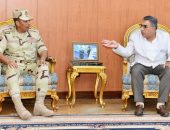 – محافظ الدقهلية يستقبل قائد الفرقة السابعه بالإنابة عن قائد الجيش الثاني الميداني لتقديم التهنئة له ولنائبه لتوليهم مسئولية محافظة الدقهليه .