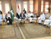 محافظ الشرقية  يستقبل المهنئين بمكتبه بالديوان العام ويؤكد أهمية تضافر الجهود لإستكمال مسيرة التنمية والبناء التي تشهدها الدولة المصرية