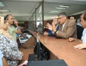 محافظ الجيزة يتفقد سير ومنظومة العمل بالمركز التكنولوجي بالبدرشين