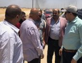 مساعد نائب رئيس هيئة المجتمعات العمرانية يتابع سير العمل بمشروعات المرافق والطرق بمدينة سفنكس الجديدة