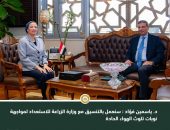 وزيرة البيئة تستقبل وزير الزراعة لمناقشة الإجراءات الاستباقية لمواجهة ظاهرة السحابة السوداء قبل بدء موسم حصاد الأرز