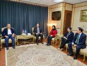 محافظ دمياط يستقبل أمين عام حزب مستقبل وطن وممثلى الحزب بالمحافظة لتلقى التهنئة بمناسبة توليه مهام منصبه