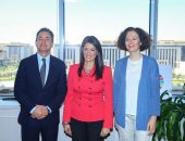 الدكتورة رانيا المشاط وزيرة التخطيط والتنمية الاقتصادية والتعاون الدولي تلتقي السفير الفرنسي ورئيسة الشئون الثنائية بوزارة الاقتصاد الفرنسية