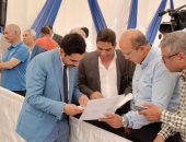 جهاز العبور الجديدة يجري القرعة العلنية لأعضاء جمعية الطلائع بالنظام الفردي