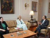 وزير الخارجية يستقبل كبيرة منسقي الأمم المتحدة للشئون الإنسانية وإعادة الإعمار في قطاع غزة