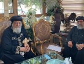 قداسة البابا يستقبل نيافة الأنبا ديسقوروس