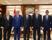 النائب العام ورئيس مجلس القضاء الأعلى يجريان زيارة إلى رئيس هيئة النيابة الإدارية