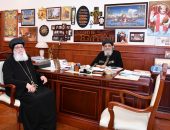 قداسة البابا يستقبل نيافة الأنبا أرساني