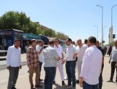 حملات على الإشغالات والتعديات على الطرق وأرصفة المشاة بمدن 6 أكتوبر و15 مايو وبدر والشيخ زايد