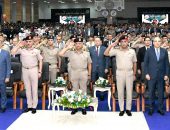 الفريق أول / عبدالمجيد صقر القائد العام للقوات المسلحة وزير الدفاع والإنتاج الحربى يشهد فعاليات المؤتمر العلمى الدولى الرابع للإتصالات ومسابقة الإبتكارات العلمية فى دورتها الثالثة بالأكاديمية العسكرية المصرية …