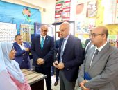 وزير التربية والتعليم ومحافظ القليوبية يتفقدان مباني مدرسة ابن خلدون الابتدائية ومدرسة الشيماء الثانوية بنات بمدينة بنها