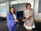 سفيرة مصر لدى سلوفينيا تجتمع مع رئيسة مجلس إدارة ميناء كوبر السلوفيني