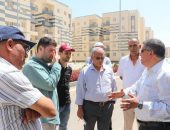 رئيس جهاز مدينة السادات يتفقد المشروعات الجارية تنفيذها بقطاعات الطرق والمرافق والإسكان