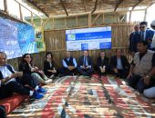 محافظ كفرالشيخ والسفير الياباني يتفقدان مشروع تعزيز إنتاجية وحدة المياه في الزراعة «مدارس المزارعين الحقلية» لمحصول الأرز صنف سخا 108 بقرية أريمون