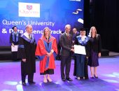 الدكتور/ عمرو طلعت وزير الاتصالات وتكنولوجيا المعلومات يشهد حفل تخرج الدفعة الثالثة من طلاب مبادرة بُناة مصر الرقمية