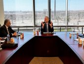 المهندس كريم بدوى وزير البترول والثروة المعدنية  يعقد اجتماعاً لقيادات الشركة العامة للبترول بمقر الوزارة بمدينة العلمين.