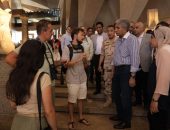 على هامش جولته بالمتحف المصري الكبير