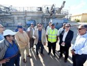 وزير الإسكان يتفقد مشروع محطة معالجة صرف صحي العامرية بمحافظة الإسكندرية