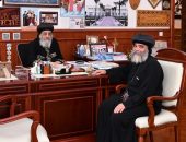 قداسة البابا يستقبل نيافة الأنبا بضابا