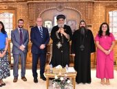 قداسة البابا يستقبل السفير الكندي بالقاهرة