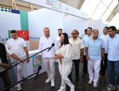 وزيرة التضامن الاجتماعي تصل منطقة أرض المعارض بمهرجان العلمين الجديدة .. ويستقبلها الرئيس التنفيذي والعضو المنتدب للشركة المتحدة للخدمات الإعلامية