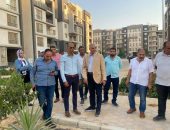 نائب رئيس هيئة المجتمعات العمرانية الجديدة يتفقد مشروع جنة السكني بمدينة القاهرة الجديدة