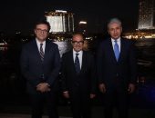 وزير السياحة والآثار يقيم مأدبة عشاء على شرف وزير الثقافة والآثار الإيطالي