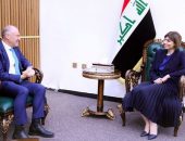 وزيرة الهجرة تدعو لدعم جهود العراق في إنهاء ملف النزوح وإعادة الاستقرار بمناطق العودة