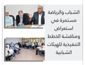 الشباب والرياضة مستمرة في استعراض ومناقشة الخطط التنفيذية للهيئات الشبابية