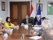 محافظ دمياط يتابع موقف المشروعات الجارى تنفيذها من خلال شركة المقاولون العرب