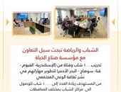 الشباب والرياضة تبحث سبل التعاون مع مؤسسة صناع الحياة