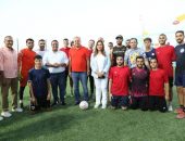وزيرة التنمية المحلية تتفقد المنطقة الترفيهية الشاطئية بمهرجان العلمين وتلتقي بعدد من شباب الجامعات